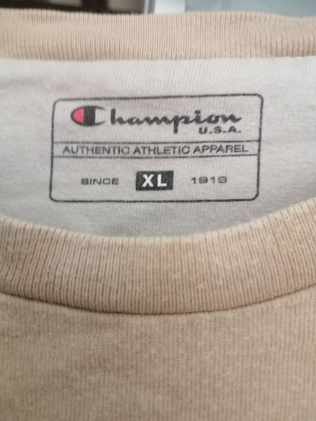 Camiseta beige de Champion