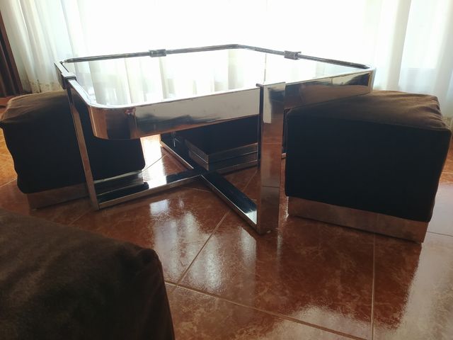 Exclusiva! mesa centro retro 70s