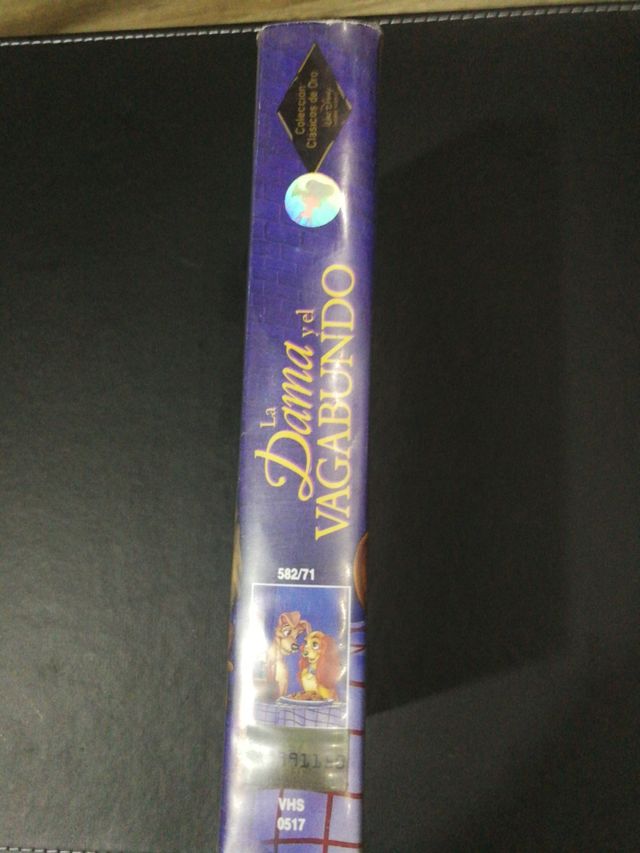 Película vhs LA DAMA Y EL VAGABUNDO