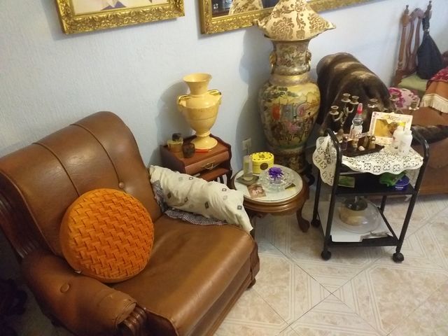 Jarrón chino pintado amano