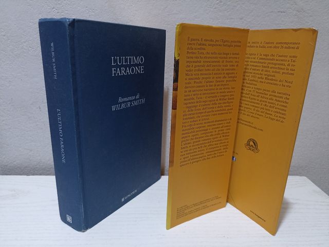#L11.Libro Italiano L'ultimo faraone, Wilbur Smith