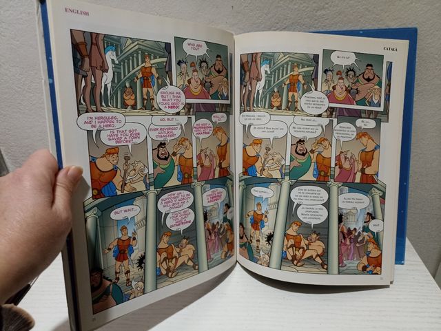 #L40. Cómic "Hércules" en Català-Anglès de Disney