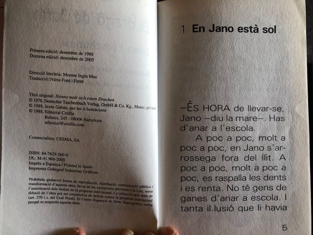 El dragó del Jano i Fora malsons.