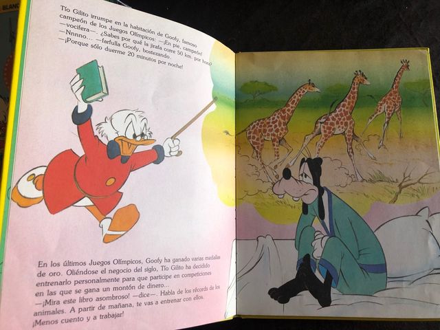 Cuentos Disney. El planeta Tresor. Goofy records..