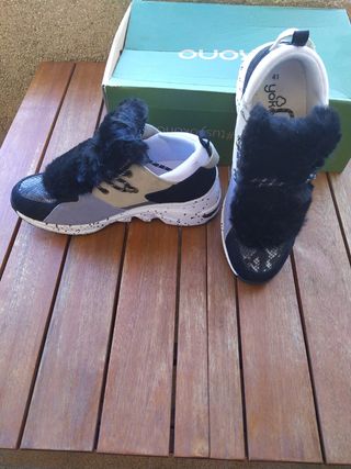Zapatos deportivos Yokono con cuña de segunda mano por 25 EUR en Jerez de  la Frontera en WALLAPOP