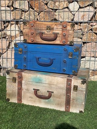Maletas Vintage set de 3 de segunda mano por 150 EUR en Majadahonda en  WALLAPOP