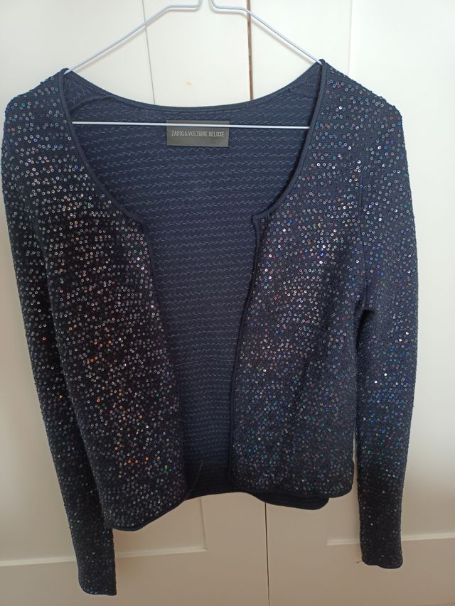Cardigan lentejuelas Zadig
