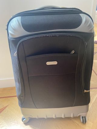 Maleta de Mano 16 Pul 4 Ruedas Rigida Plata Horizontal Travel Elite  M16P025Silver | Bodega Aurrera en línea