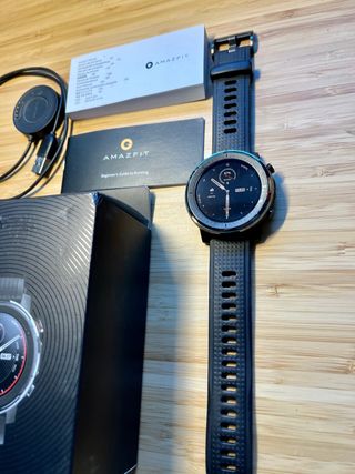 Reloj Amazfit Stratos 3 (GPS,música..) de segunda mano por 60 EUR en Oviedo  en WALLAPOP