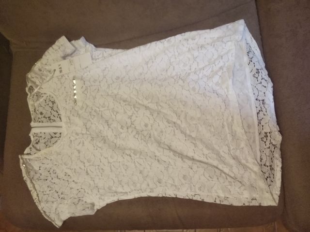 Camiseta transparente blanca