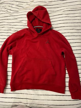 Sudadera Jordan essentials roja de segunda mano en Granada en WALLAPOP