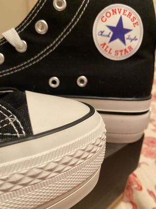 Comprar Converse negras altas plataforma 59,95€ | Envío Gratis 