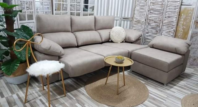 SOFA 250 CM * CHAISE REVERSIBLE * COLORES A ELEGIR