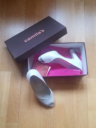 Zapatos Novia Camila\\'s de segunda mano por 50 EUR en Sant Cugat del Vallès  en WALLAPOP