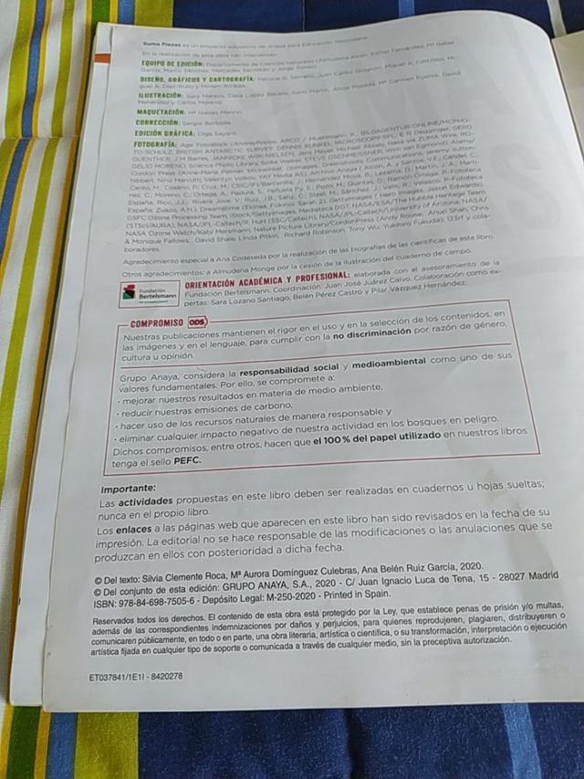 Biología y Geología,1°ESO