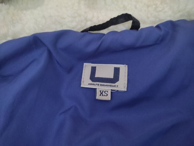Chaqueta Aldolfo Dominguez xs con borreguito.