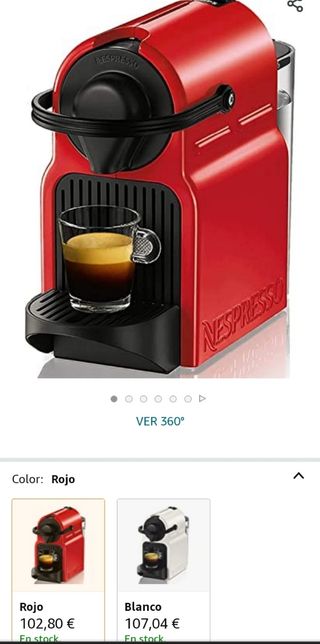 Cafetera Nespresso de segunda mano en Parla en WALLAPOP