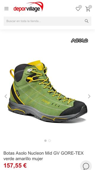 Botas montaña Asolo NUEVAS A ESTRENAR talla 38 de segunda mano por 70 EUR  en Montblanc en WALLAPOP