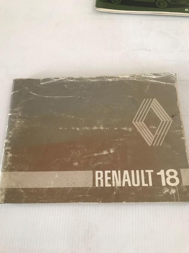 Manual renault 18