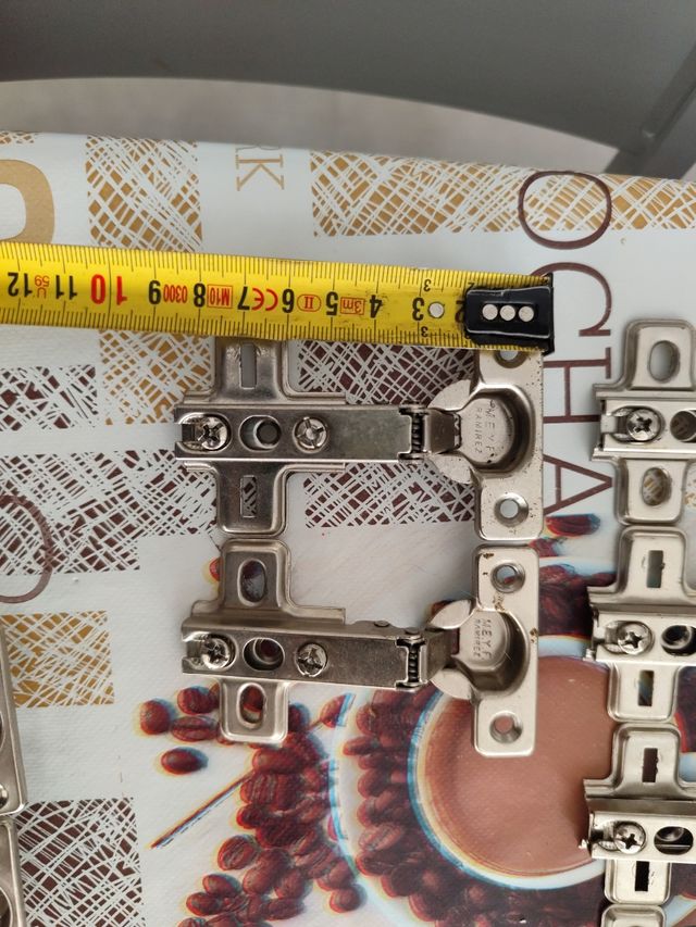 22 bisagras de armario