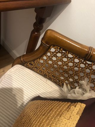 CONJUNTO DE ESCRITORIO+SILLÓN VINTAGE