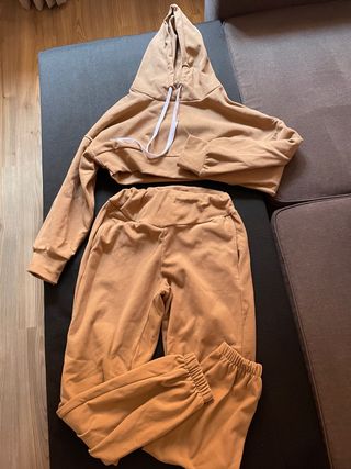 Comprar Chandal velvet marrón Moda mujer conjuntos deportivos
