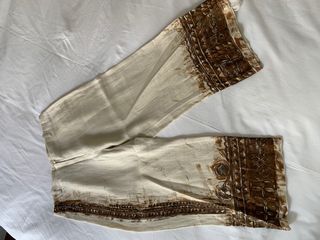 Pantalones palazzo pirata de segunda mano por 20 EUR en Madrid en WALLAPOP