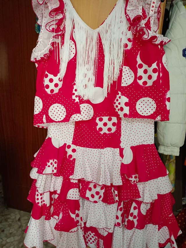 traje de flamenca dos piezas