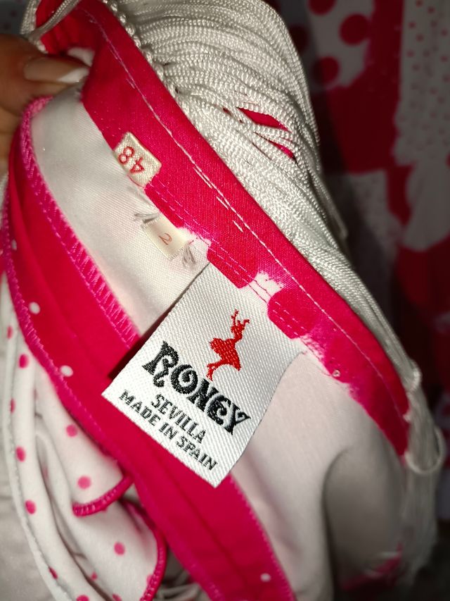 traje de flamenca dos piezas