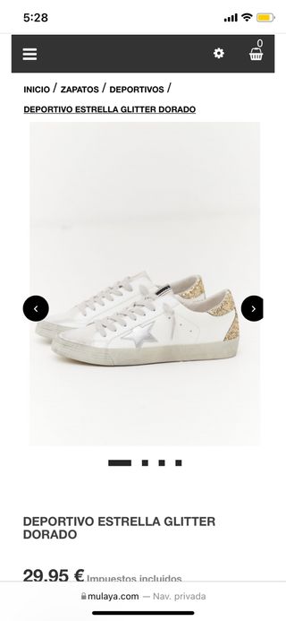Zapatos mulaya de segunda mano por 29,95 EUR en L\\'Hospitalet de Llobregat  en WALLAPOP