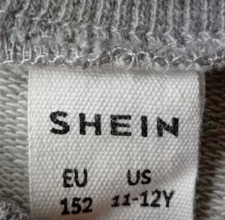Sudadera corta gris de shein talla 11-12 de segunda mano por 3 EUR en  Santurtzi en WALLAPOP