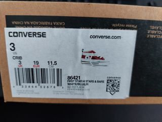 Zapatillas bebé talla 19 Converse All Star de segunda mano por 28 EUR en  Alcalá de Henares en WALLAPOP
