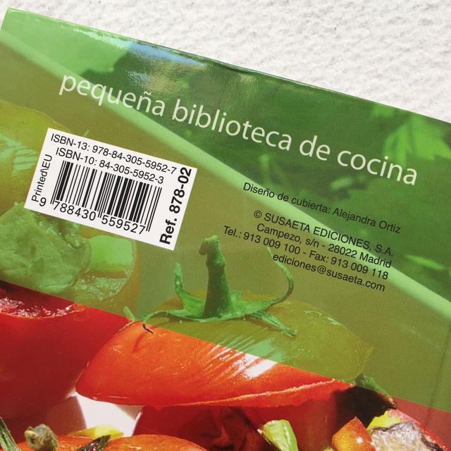 Lote de 3 libros "Pequeña biblioteca de cocina"