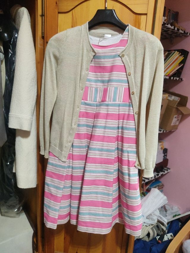Todo!!Vestido,chaquetilla y zapatos niña