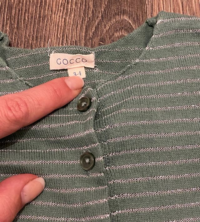 Chaqueta Gocco verde 3/4 años