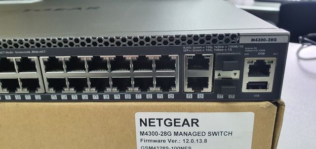 Switch Netgear M4300-28G (GSM4328S-100NES)