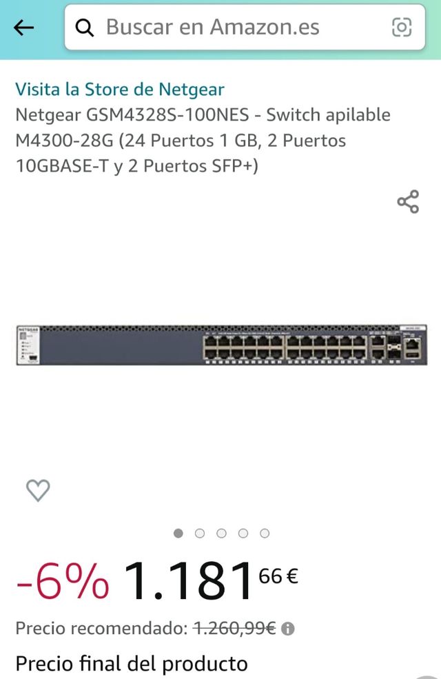 Switch Netgear M4300-28G (GSM4328S-100NES)