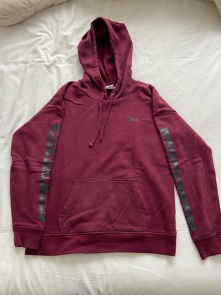 Sudadera VANS granate de segunda mano por 15 EUR en Barcelona en WALLAPOP