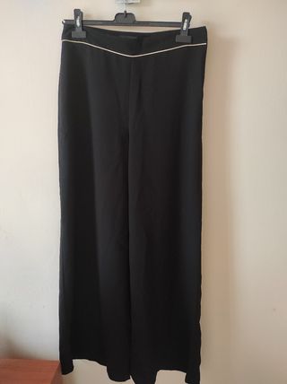 Tintoretto pantalón cropped negro | RopaModaMujer.es
