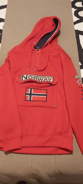 Sudadera Geographical Norway de segunda mano por 25 EUR en Arroyo de la  Encomienda en WALLAPOP