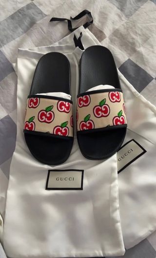 Chanclas Gucci de segunda mano en WALLAPOP