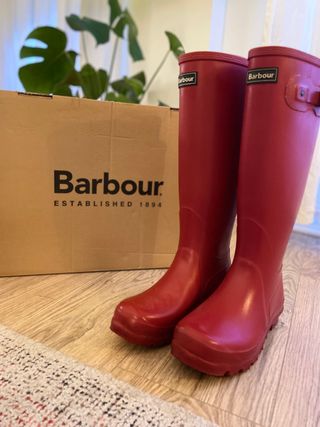Botas agua niño LLAMARADAS amarillas y rojas - Monpetit