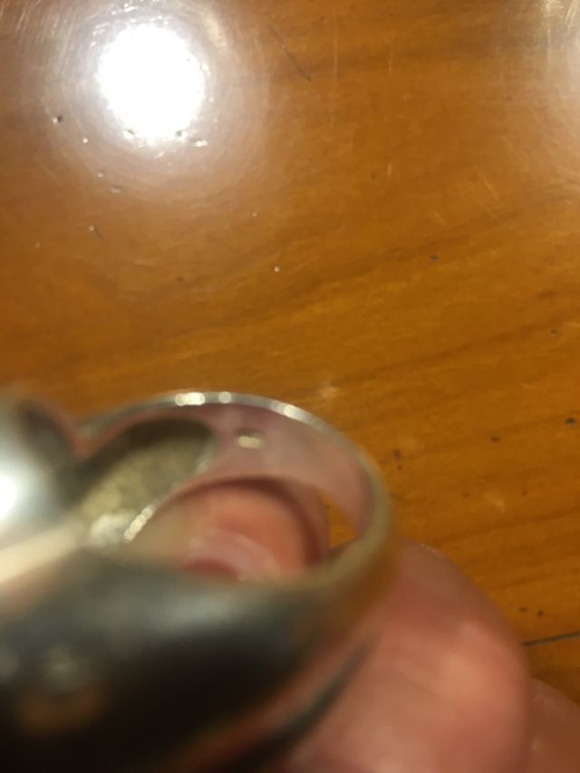 Anillo plata y ónix Tous, medida pequeña