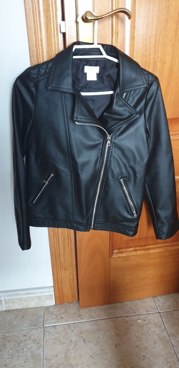 Cahqueta polipiel. talla 10 años de Mango