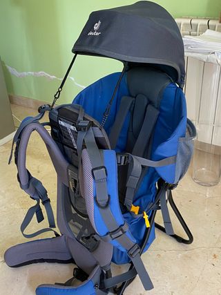 Mochila bebé senderismo de segunda mano por 48 EUR en Cortés de Málaga en  WALLAPOP