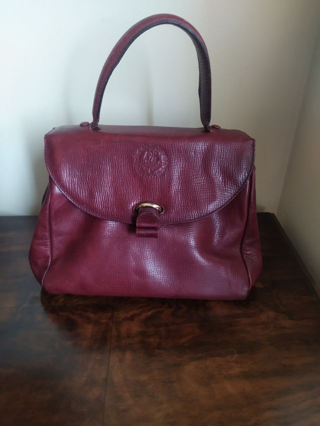 Bolso vintage de cuero genuino de marca 426