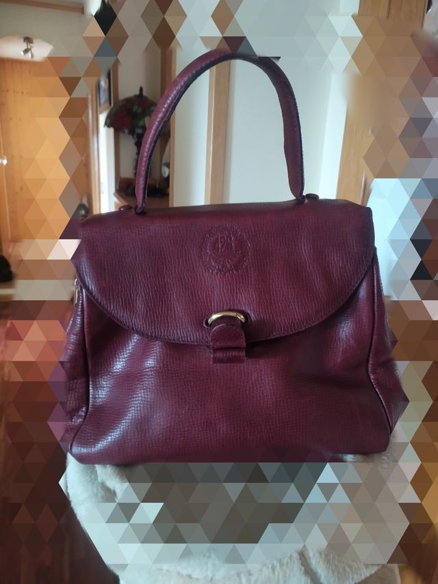 Bolso vintage de cuero genuino de marca 426