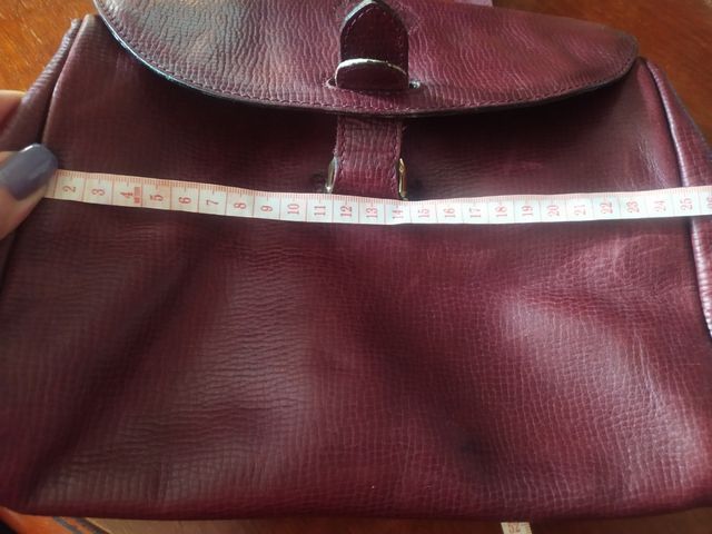 Bolso vintage de cuero genuino de marca 426