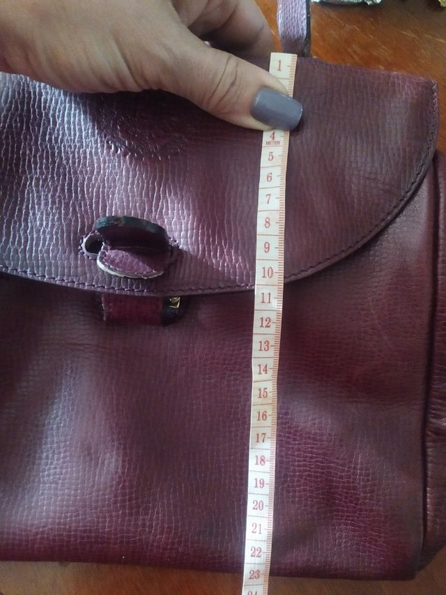 Bolso vintage de cuero genuino de marca 426