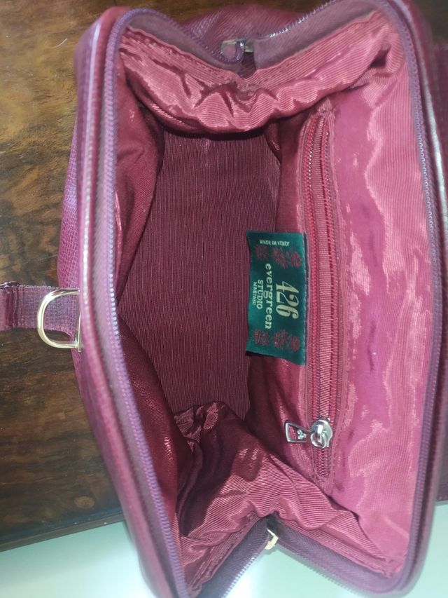 Bolso vintage de cuero genuino de marca 426